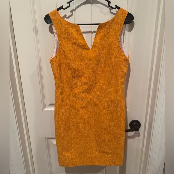 ORANGE Lauren James seersucker Landry Dress - Picture 4 of 8